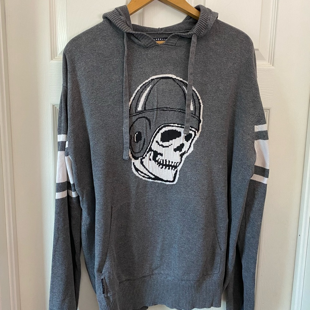 💀 Ecko Unlimited Charcoal Skull Hoodie